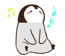 Penguin love sticker #7740139