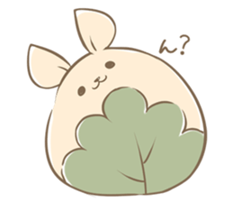 Rabbit Rice cake sticker #7740348