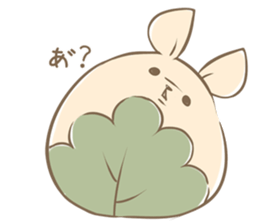 Rabbit Rice cake sticker #7740350