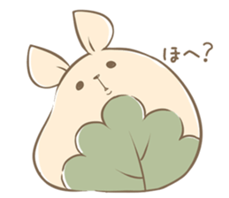 Rabbit Rice cake sticker #7740351