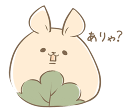 Rabbit Rice cake sticker #7740355