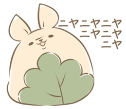 Rabbit Rice cake sticker #7740356