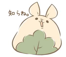 Rabbit Rice cake sticker #7740357