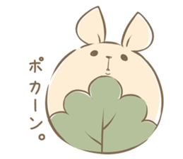 Rabbit Rice cake sticker #7740360