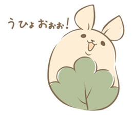 Rabbit Rice cake sticker #7740362