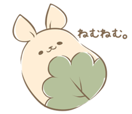 Rabbit Rice cake sticker #7740366