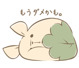 Rabbit Rice cake sticker #7740368