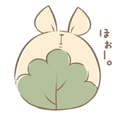 Rabbit Rice cake sticker #7740374