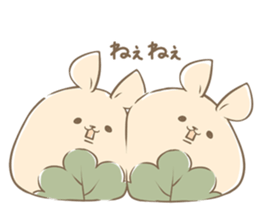 Rabbit Rice cake sticker #7740376