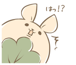 Rabbit Rice cake sticker #7740382