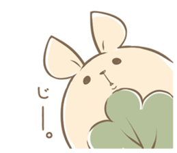 Rabbit Rice cake sticker #7740383