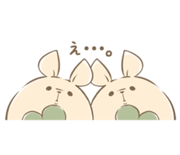 Rabbit Rice cake sticker #7740385