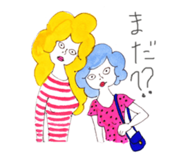 PRECOCIOUS sisters. sticker #7740392