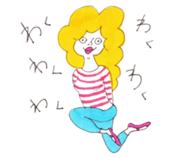 PRECOCIOUS sisters. sticker #7740424