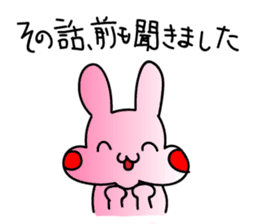 Annyoing Rabbits! sticker #7740869