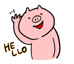 The smile of pig 2 sticker #7741270