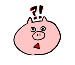 The smile of pig 2 sticker #7741291