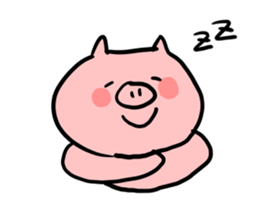 The smile of pig 2 sticker #7741306