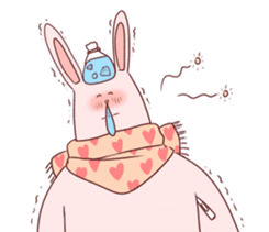 Crazy rabbit! sticker #7741502