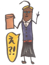 Mr,Euglena Ver8 Cafe version sticker #7741695