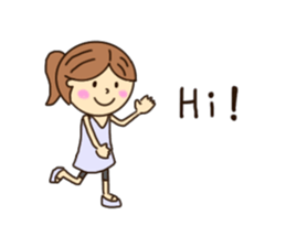 Girls Sticker 1 sticker #7741790