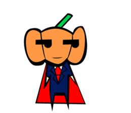 Pumpkin human behavior sticker #7741871