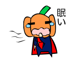 Pumpkin human behavior sticker #7741874