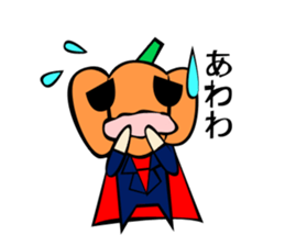 Pumpkin human behavior sticker #7741877