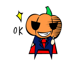 Pumpkin human behavior sticker #7741878