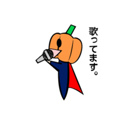 Pumpkin human behavior sticker #7741902