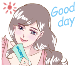 A happy girl on a lovely summer day(Eng) sticker #7741910