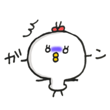 Cute Chick Girl sticker #7742477