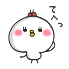 Cute Chick Girl sticker #7742491