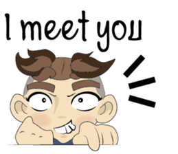 Cartoon Isan thailand V.Isan Eng2 sticker #7742590