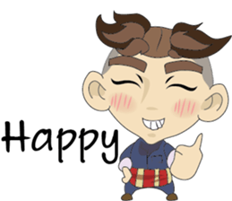 Cartoon Isan thailand V.Isan Eng2 sticker #7742601