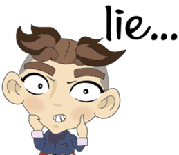 Cartoon Isan thailand V.Isan Eng2 sticker #7742607