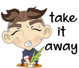 Cartoon Isan thailand V.Isan Eng2 sticker #7742609