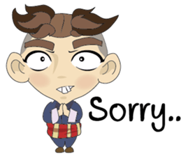 Cartoon Isan thailand V.Isan Eng2 sticker #7742610