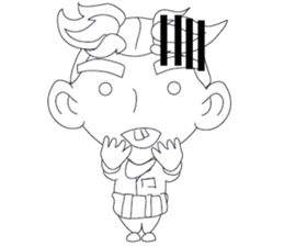 Cartoon Isan thailand V.Isan Eng2 sticker #7742614