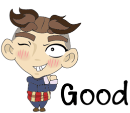 Cartoon Isan thailand V.Isan Eng2 sticker #7742615