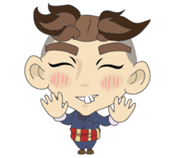 Cartoon Isan thailand V.Isan Eng2 sticker #7742619