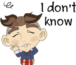 Cartoon Isan thailand V.Isan Eng2 sticker #7742621