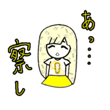 idol otaku-chan 3 -yellow- sticker #7742885