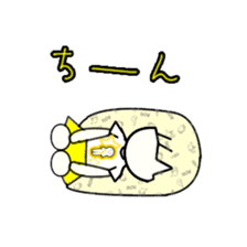 idol otaku-chan 3 -yellow- sticker #7742887
