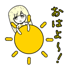 idol otaku-chan 3 -yellow- sticker #7742893