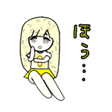 idol otaku-chan 3 -yellow- sticker #7742907