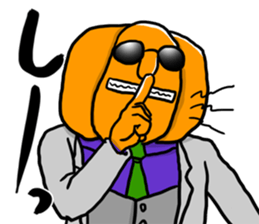 Dandy pumpkin sticker #7742979