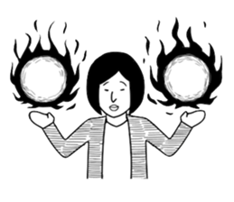 Strong women sticker #7743003