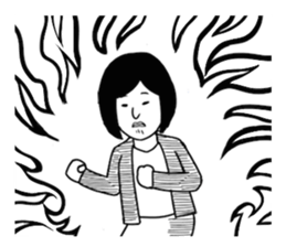 Strong women sticker #7743016