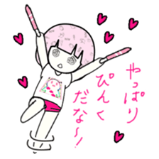 idol otaku-chan 3 -pink- sticker #7743748